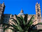 Île de la cathédrale, Palerme, Sicile, Italie, Méditerranée, Europe