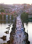 Pont Charles, Prague, République tchèque, Europe