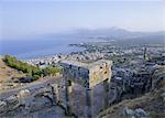 Blick auf die Küste, Solunto, Sizilien, Italien, Mittelmeer, Europa