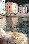 Pêche port, Sorrento, Campanie, Italie, Europe