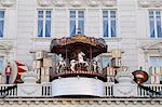 Detail des Hotel d ' Angleterre an Weihnachten, Kogens Nytorv, Kopenhagen, Dänemark, Skandinavien, Europa