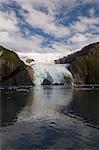 Garibaldi Glacier, Parc National de Darwin, Tierra del Fuego, Patagonie, au Chili, en Amérique du Sud