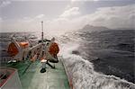 Navigation Antarctique Dream sur une mer agitée près du Cap Horn, le Passage de Drake, océan, terre de feu, Antarctique Patagonie, au Chili, en Amérique du Sud