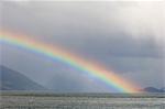 Regenbogen, Agostini-Fjord, Feuerland, Patagonien, Chile, Südamerika