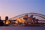 Opera House and Harbour Bridge, Sydney, New South Wales, Australia, Pacific