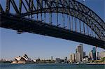 Opera House und Harbour Bridge, Sydney, New South Wales, Australien, Pazifik