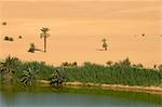 Mafu lake, Erg Awbari, Sahara desert, Fezzan, Libya, North Africa, Africa