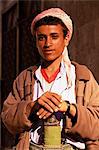 Portrait d'un jeune homme, vieille ville, Sana'a, République du Yémen, Moyen-Orient