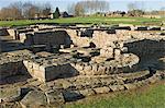 Roman Fort und Siedlung am Vindolanda, Südseite der Roman Wall, UNESCO Weltkulturerbe, Northumbria, England, Vereinigtes Königreich, Europa