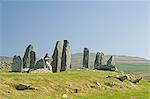 Chambered cairn dating from 2000 BC at Cairnholy near Creetown, Dumfries and Galloway, Scotland, United Kingdom, Europe