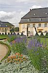 Im Park des deutschen Grenze Stadt Perl, Mosel (Moselle) Wein Weg, Deutschland, Europa