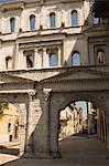 The Roman Porto Borsari looking into Corso Porto Borsari, Verona, UNESCO World Heritage Site, Veneto, Italy, Europe