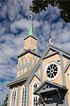 Das hölzerne Kathedrale, Tromsø, Norwegen, Skandinavien, Europa