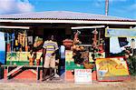 Colourful souvenir shop, Speyside, Tobago, West Indies, Caribbean, Central America