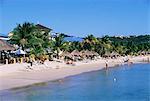 Pigeon Point, Rodney Bay, Sainte-Lucie, îles sous-le-vent, Antilles, Caraïbes, Amérique centrale