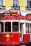 Electrico (electric tram), Lisbon, Portugal, Europe