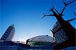 The modern Parque das Nacoes (Park of Nations), former site of EXPO 98, Lisbon, Portugal, Europe