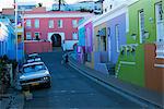 The Bo-Kaap area, where many Cape Muslims live, known for its colourful houses, Cape Town, South Africa, Africa