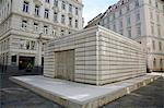 The Jewish Holocaust Memorial in Judenplatz, Vienna, Austria, Europe