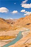 La rivière Zanskar, Ladakh, dans l'Himalaya indien, Inde, Asie
