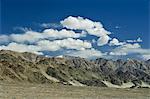 Indus-Tal und Ladakh-Range, Tikse (Tiksay), Ladakh, indischen Himalaya, Indien, Asien