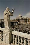 St. Peter's Square, Easter 1975, Rome, Lazio, Italy, Europe