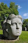 Parc de sculptures du Folklore Musée réserve de Turaida, près de Sigulda, Lettonie, pays baltes, Europe