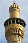 Minaret de la mosquée Askariya Al, Samarra, Irak, Moyen-Orient