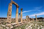 Ruines romaines, Cyrène, patrimoine mondial UNESCO, la Cyrénaïque, la Libye, en Afrique du Nord, Afrique