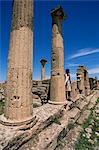Roman ruins, Cyrene, UNESCO World Heritage Site, Cyrenaica, Libya, North Africa, Africa
