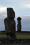 Ahu Ko Te Riko und Ahu Tahai, Tahai Zeremoniell Site, UNESCO-Weltkulturerbe, Osterinsel (Rapa Nui), Chile, Südamerika