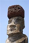Ahu Tongariki, patrimoine mondial UNESCO, île de Pâques (Rapa Nui), Chili, Amérique du Sud