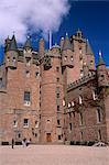 Le château de Glamis, maison d'enfance de la fin la Reine Elizabeth la reine mère, Glamis, Angus, Écosse, Royaume-Uni, Europe