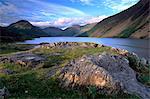 Wast Water and The Screes on right, Lake District National Park, Cumbria, England, United Kingdom, Europe