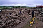 Scatness historic site, covering a period from neolithic to Viking times, South Mainland, Shetland Islands, Scotland, United Kingdom, Europe