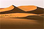 Red sand dunes, up to 300m, Sossusvlei, Namib-Naukluft Desert Park, Namibia, Africa