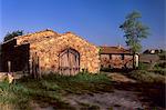 Traditionellen landwirtschaftlichen Gebäude in der Nähe von Panzano in Chianti, Chianti, Toskana, Italien, Europa