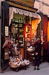 Shop selling local goods, Cortona, a medieval town, Tuscany, Italy, Europe