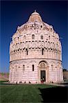 Battistero, Campo dei Miracoli, UNESCO World Heritage Site, Pisa, Tuscany, Italy, Europe