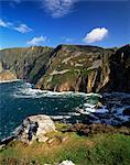 Slieve League, les plus hautes falaises d'Europe, Bunglass Point, comté de Donegal, Ulster, Irlande, Europe