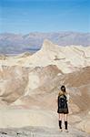Zabriskie Point, Death Valley National Park, California, États-Unis d'Amérique, l'Amérique du Nord