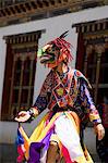 Festival bouddhiste (Tsechu), vallée de Haa, Bhoutan, Asie