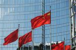 Chinesische Flagge, Peking, China, Asien