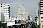 BST (Bangkok Sky Train), Bangkok, Thailand, Southeast Asia, Asia