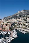 Port de Fontvieille, Monaco, Côte d'Azur, Méditerranée, Europe