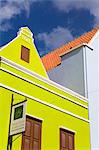 Architecture on Breedestraat, Punda District, Willemstad, Curacao, Netherlands Antilles, West Indies, Caribbean, Central America