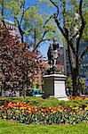 Marquis de Lafayette statue in Union Square, Midtown Manhattan, New York City, New York, United States of America, North America
