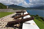 Fort Shirley in Cabrits Nationalpark, Portsmouth, Dominica, kleine Antillen, Inseln über dem Winde, Westindien, Caribbean, Mittelamerika
