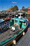 Fishing boat, Gloucester Harbor, Cape Ann, Greater Boston Area, Massachusetts, New England, United States of America, North America