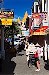 Old Street, Philipsburg, St. Maarten, Antilles néerlandaises, îles sous-le-vent, Antilles, Caraïbes, Amérique centrale